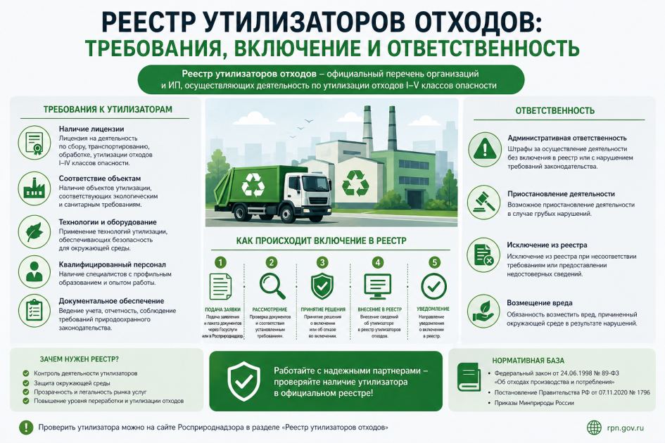 Проект Минприроды по РОП: электронные акты, единый классификатор и реестр утилизаторов