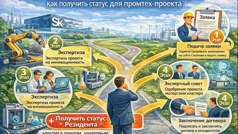 Промышленный кластер «Сколково» 2026: реальные требования без вымышленных кейсов