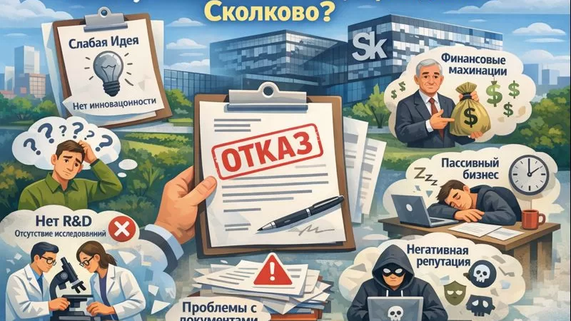 Причины отказа в статусе «Сколково» 2026: реальные принципы без вымышленных кейсов