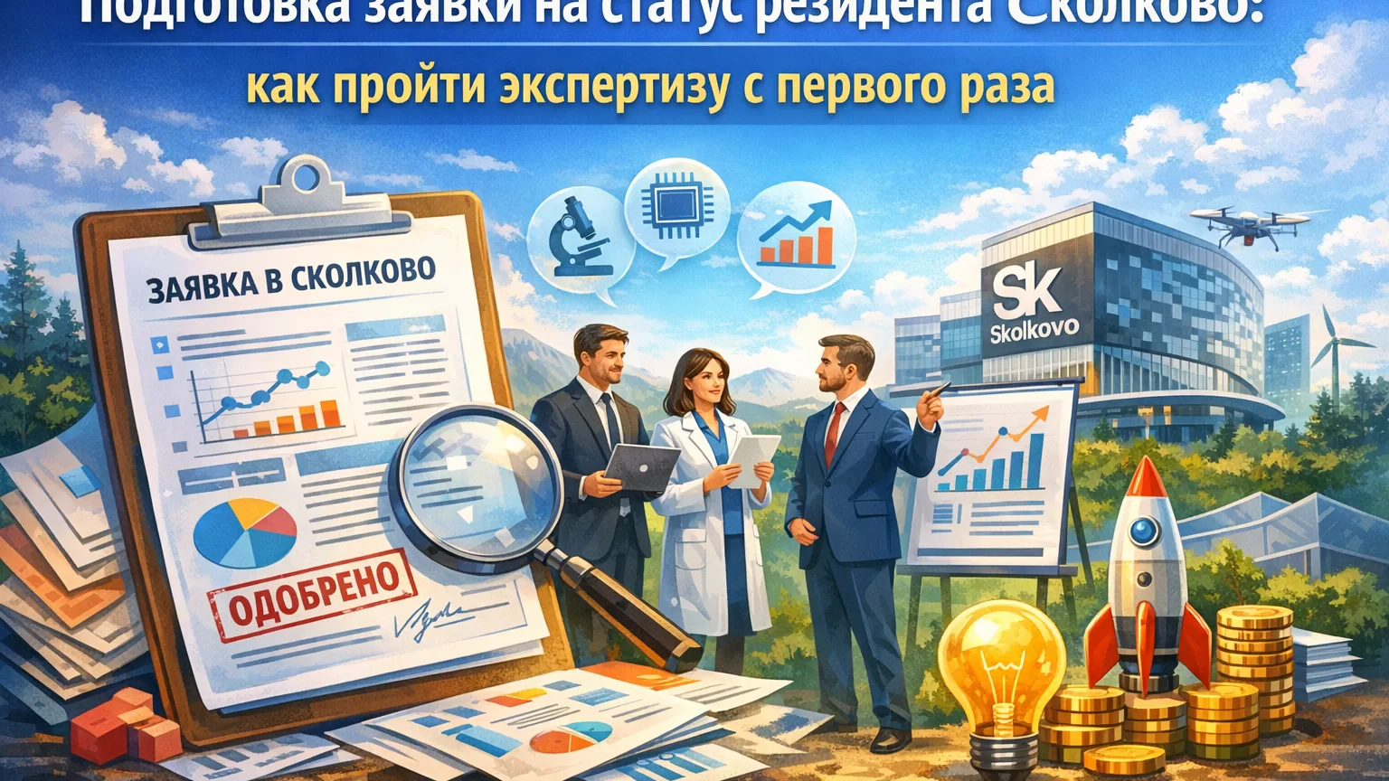 Статус участника «Сколково»: как реально проходит экспертиза заявки