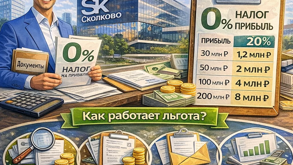 Налог на прибыль участников «Сколково» 2026: реальные лимиты и ставка 0%