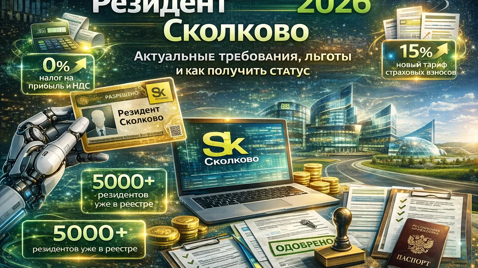 Резидент Сколково 2026: реальные льготы, взносы и запрет совмещения с IT