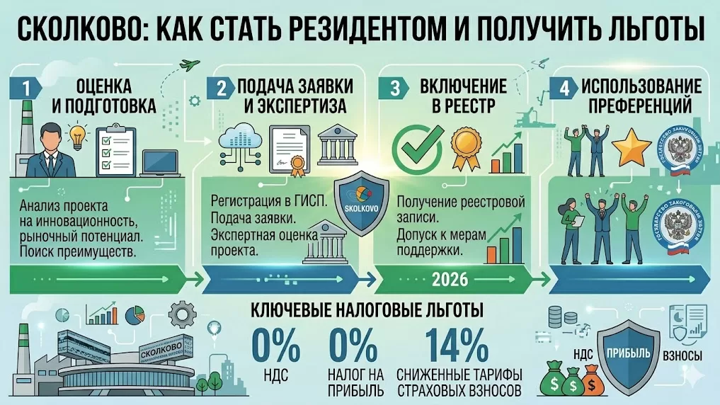 Сколково: учёт и отчётность после получения статуса участника, чтобы не потерять льготы