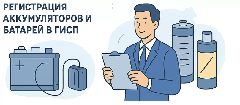 Регистрация аккумуляторов и батарей в ГИСП: что обязательно