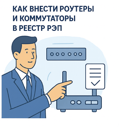 Внесение роутеров и коммутаторов в реестр РЭП Минпромторга под ключ — 2026 год