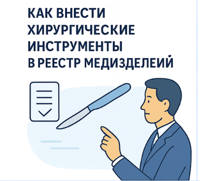 Регистрация хирургических инструментов в реестре медицинских изделий под ключ — 2026 год