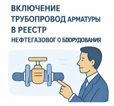 Включение трубопроводной арматуры в реестр нефтегазового оборудования