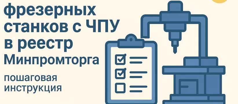 Фрезерные станки с ЧПУ в реестре: локализация многоосевых центров