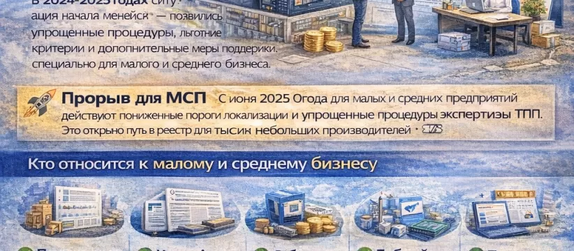Реестр Минпромторга и малый бизнес: почему пороги локализации одинаковы для всех