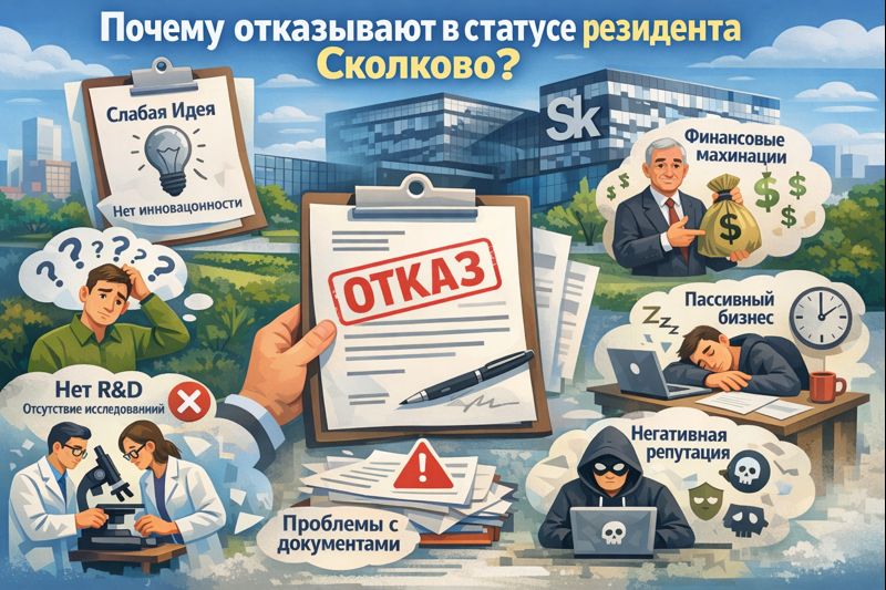 Почему отказывают в статусе резидента Сколково: причины и как избежать 2026