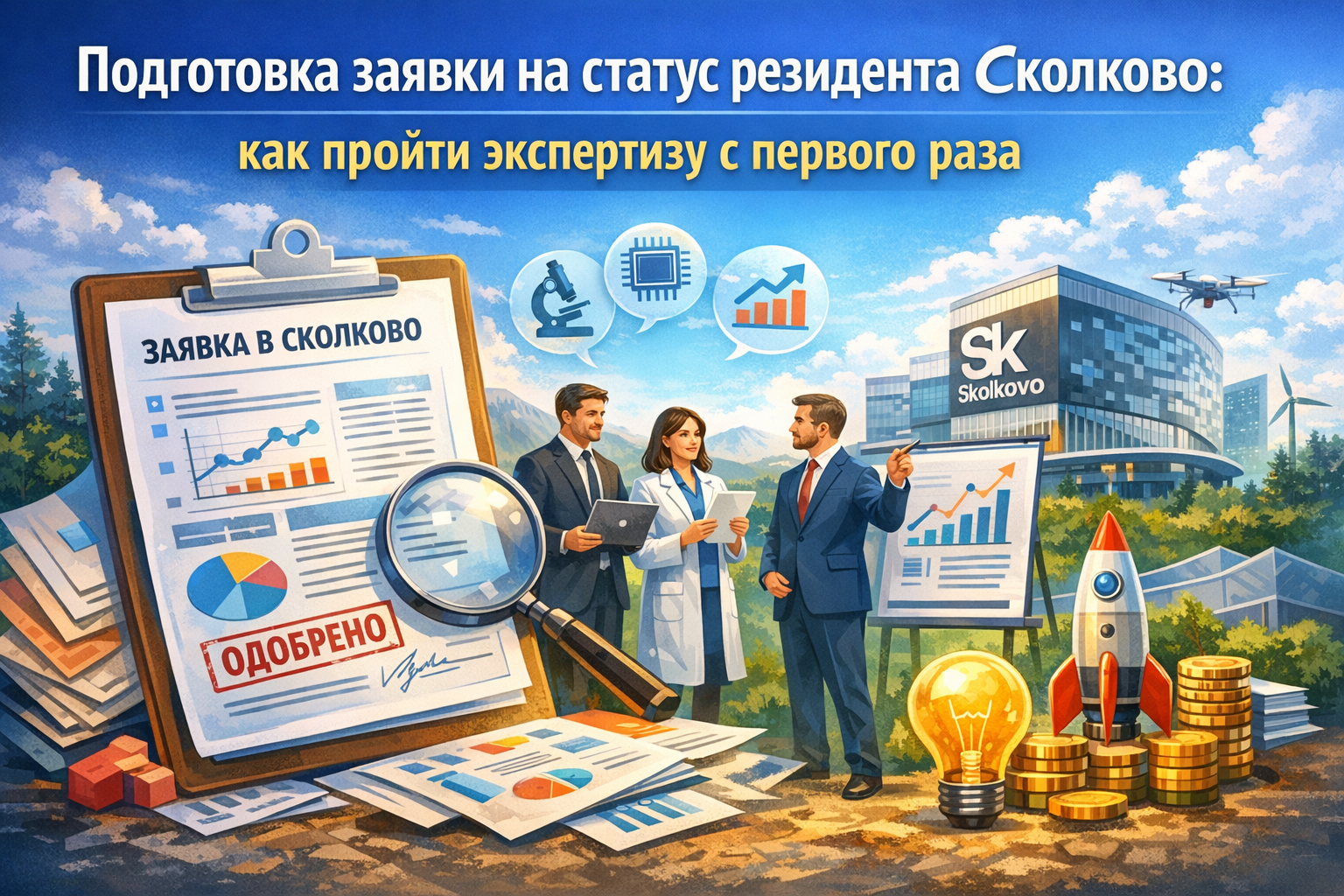 Подготовка заявки на статус резидента Сколково