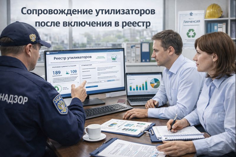 Сопровождение утилизаторов: ведение отчётности в ЕФГИС УОИТ