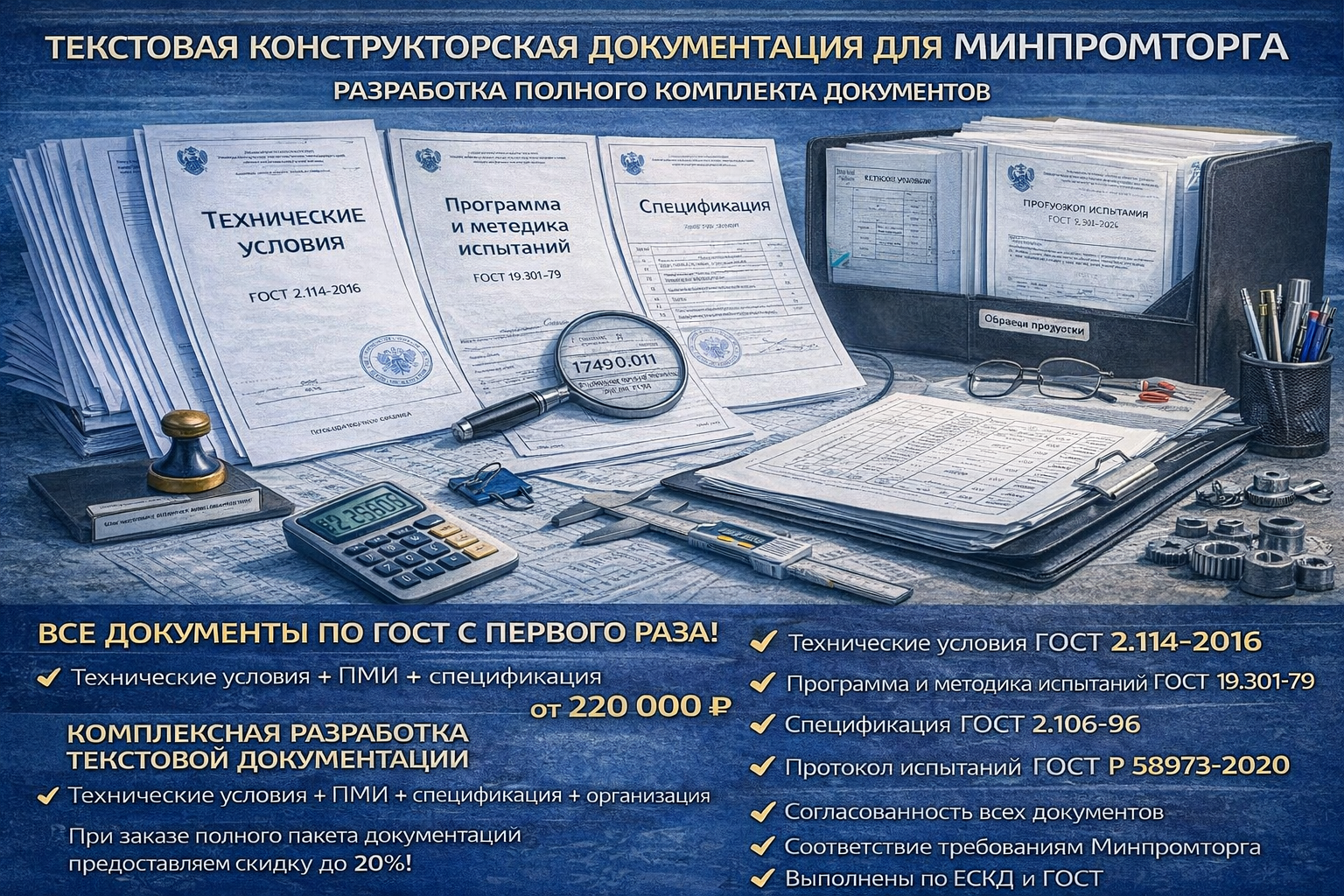 Текстовая конструкторская документация для Минпромторга