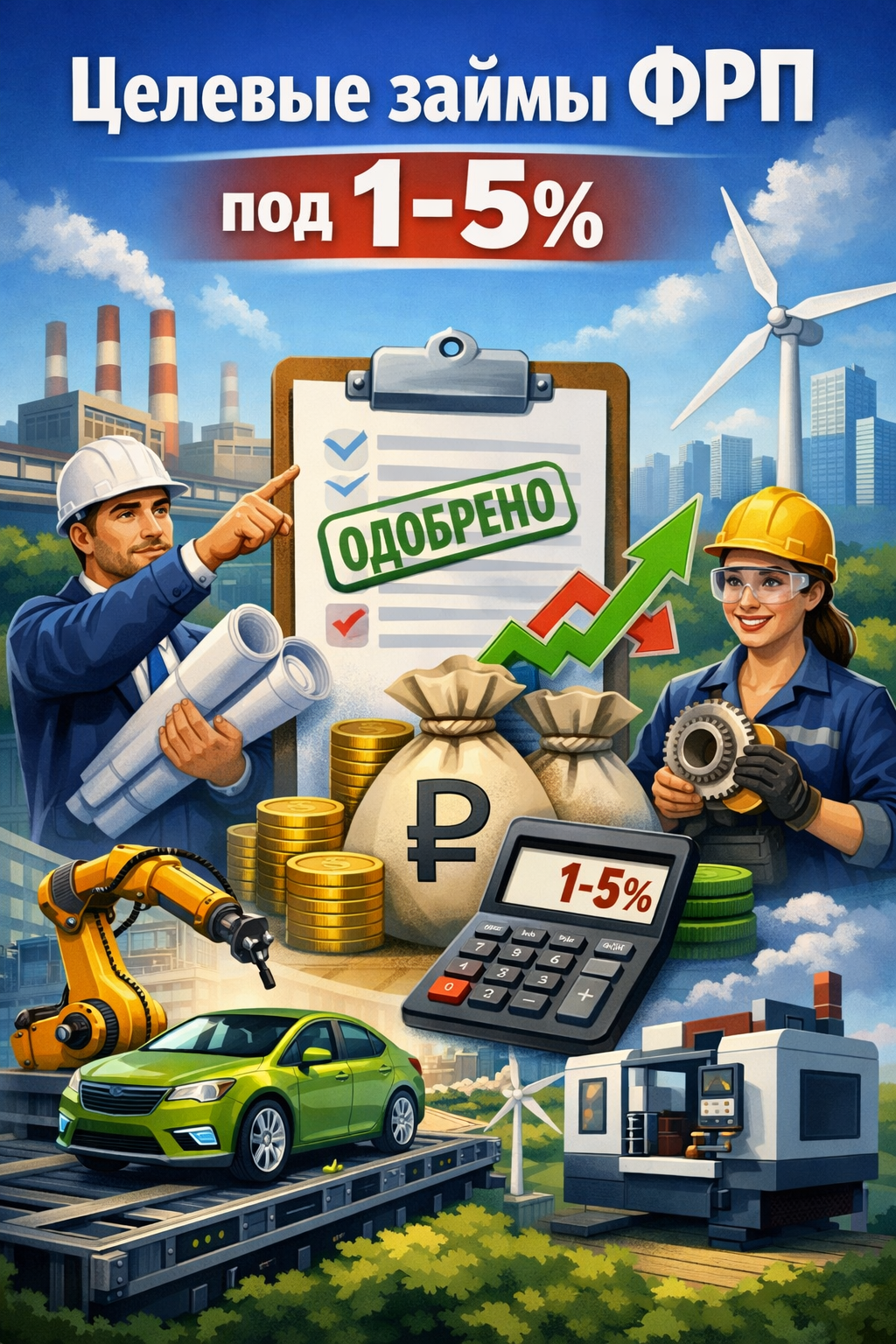 Целевые займы ФРП под 1-5%