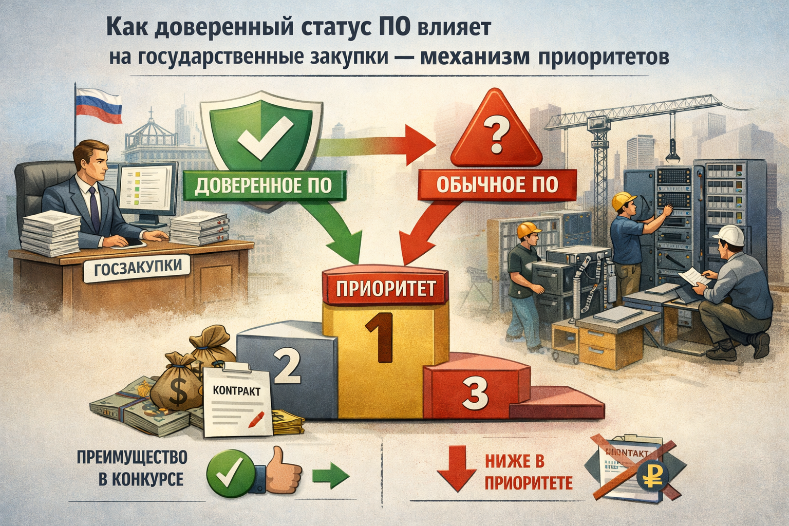 Как доверенный статус ПО влияет на государственные закупки — механизм приоритетов