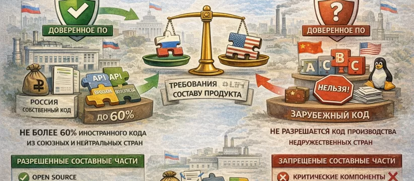 Можно ли использовать иностранный код в доверенном ПО
