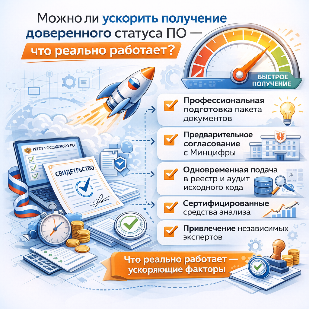 Можно ли ускорить получение доверенного статуса ПО — что реально работает