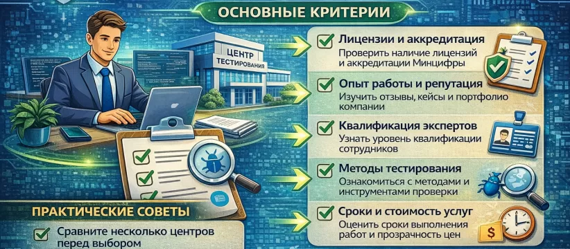 Как выбрать центр тестирования для доверенного ПО