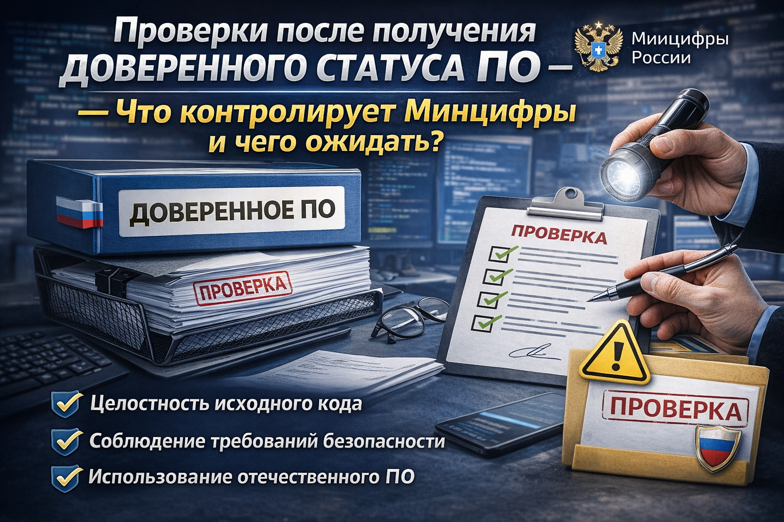 Проверки после получения доверенного статуса ПО