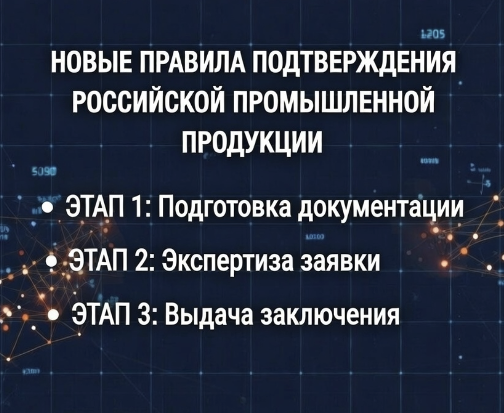 Новые правила подтверждения российской промышленной продукции