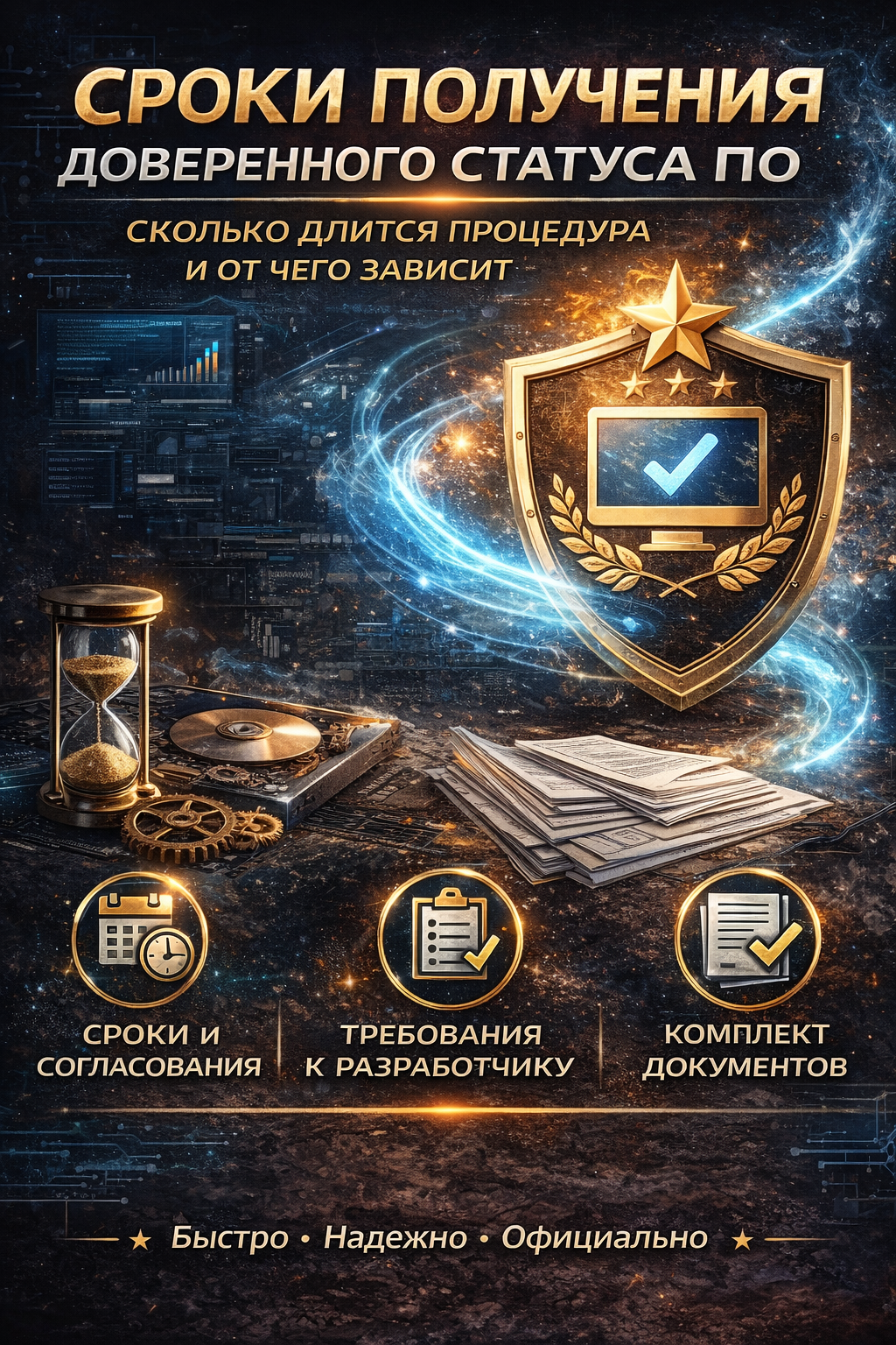 Сроки получения доверенного статуса ПО — сколько длится процедура и от чего зависит