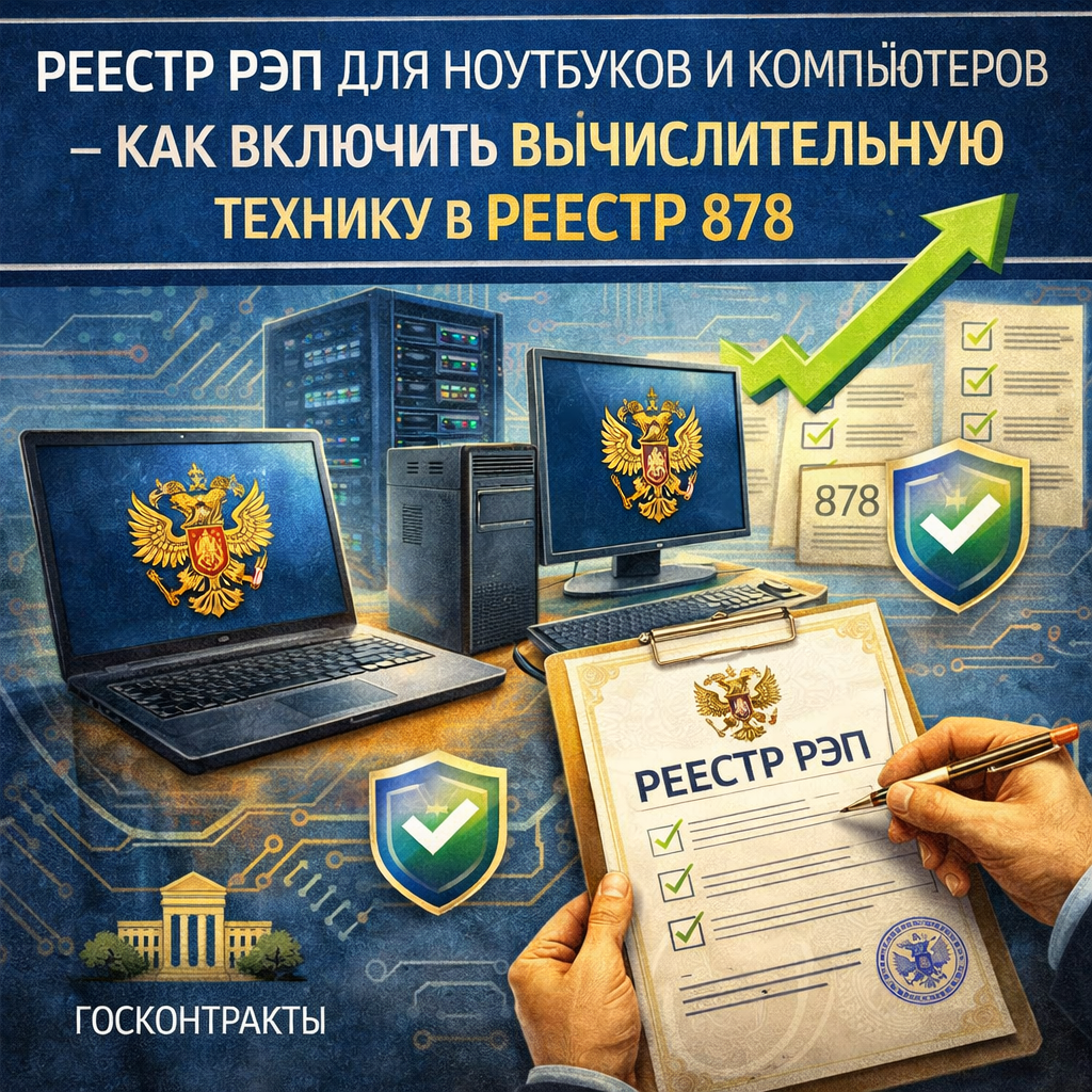 Реестр РЭП для ноутбуков и компьютеров — как включить вычислительную технику в реестр 878