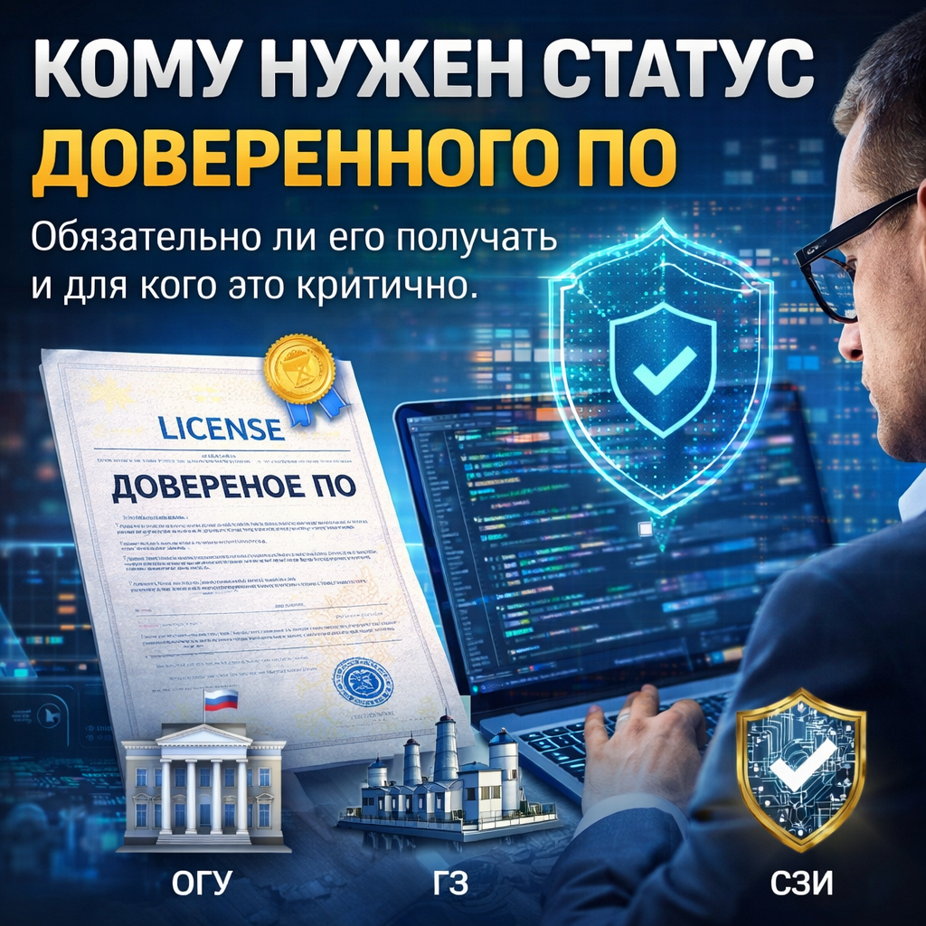 Кому нужен статус доверенного ПО — обязательно ли его получать и для кого это критично
