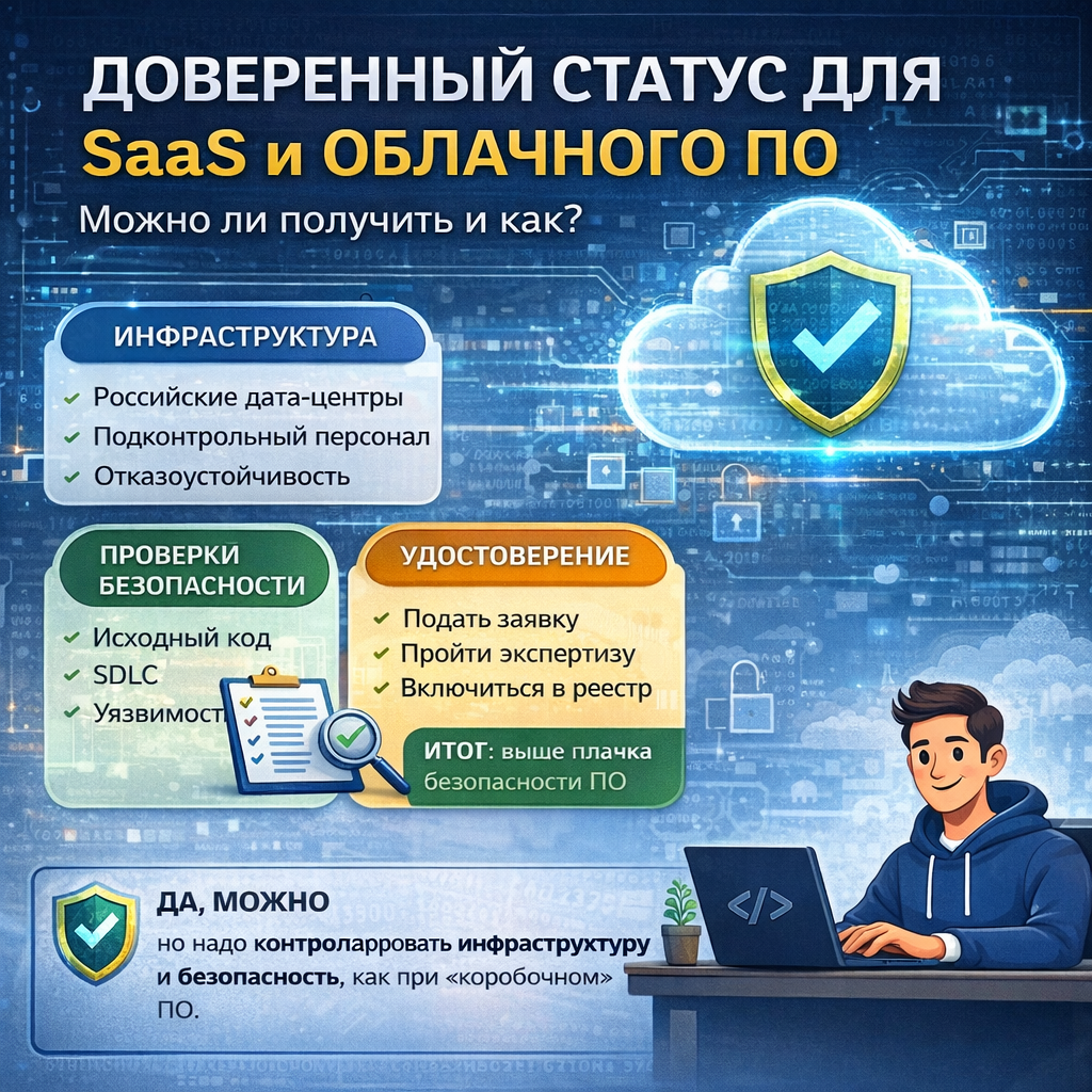 Доверенный статус для SaaS и облачного ПО — можно ли получить и как