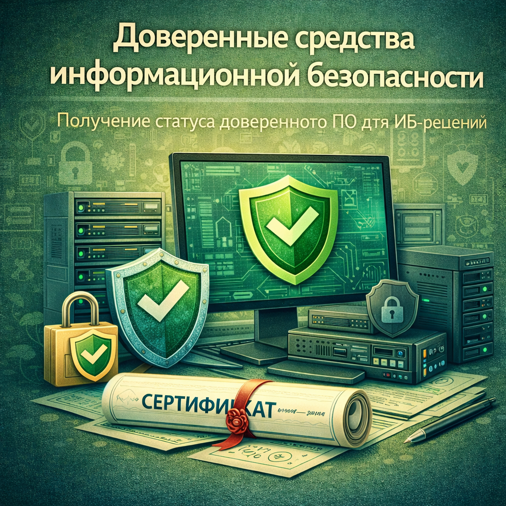 Доверенные средства информационной безопасности — получение статуса доверенного ПО для ИБ-решений