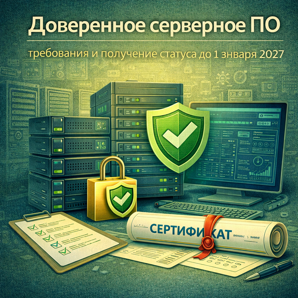 Доверенное серверное ПО — требования и получение статуса до 1 января 2027