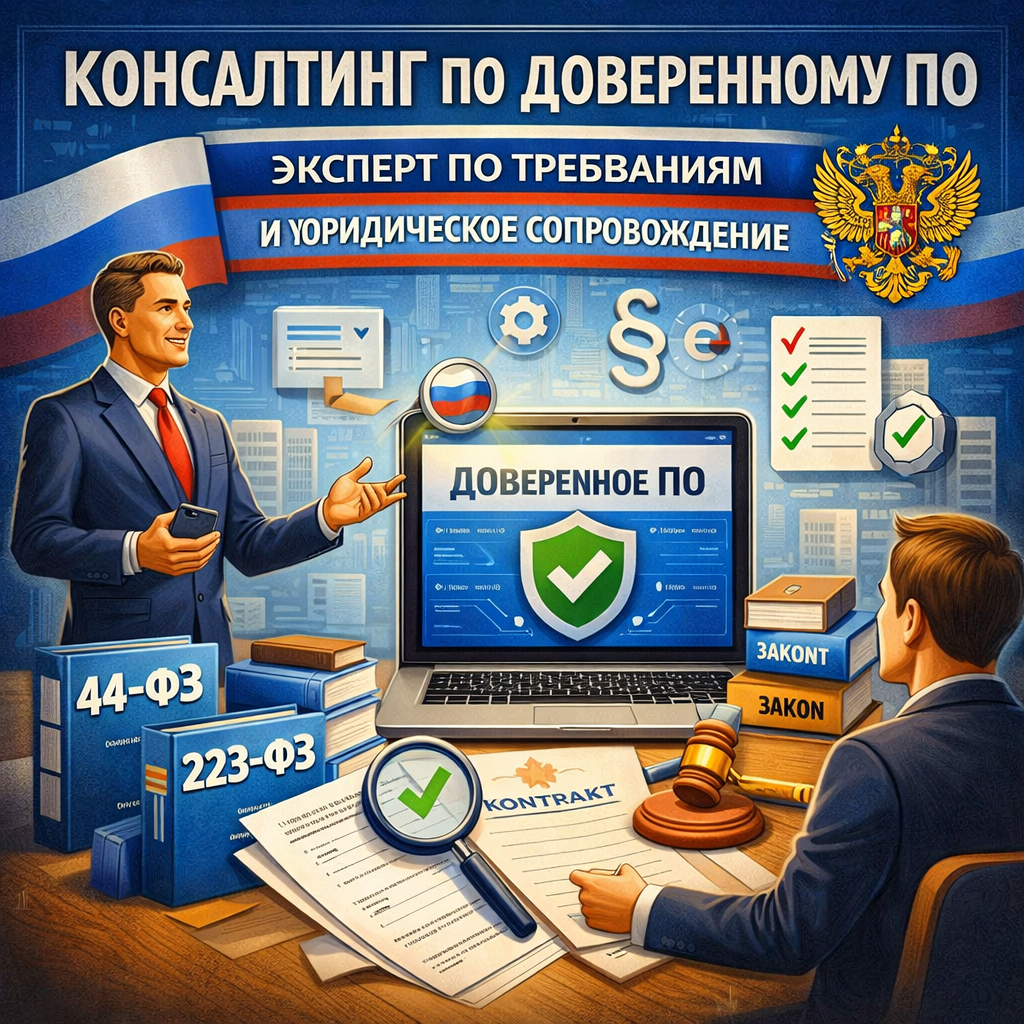 Консалтинг по доверенному ПО — эксперт по требованиям и юридическое сопровождение
