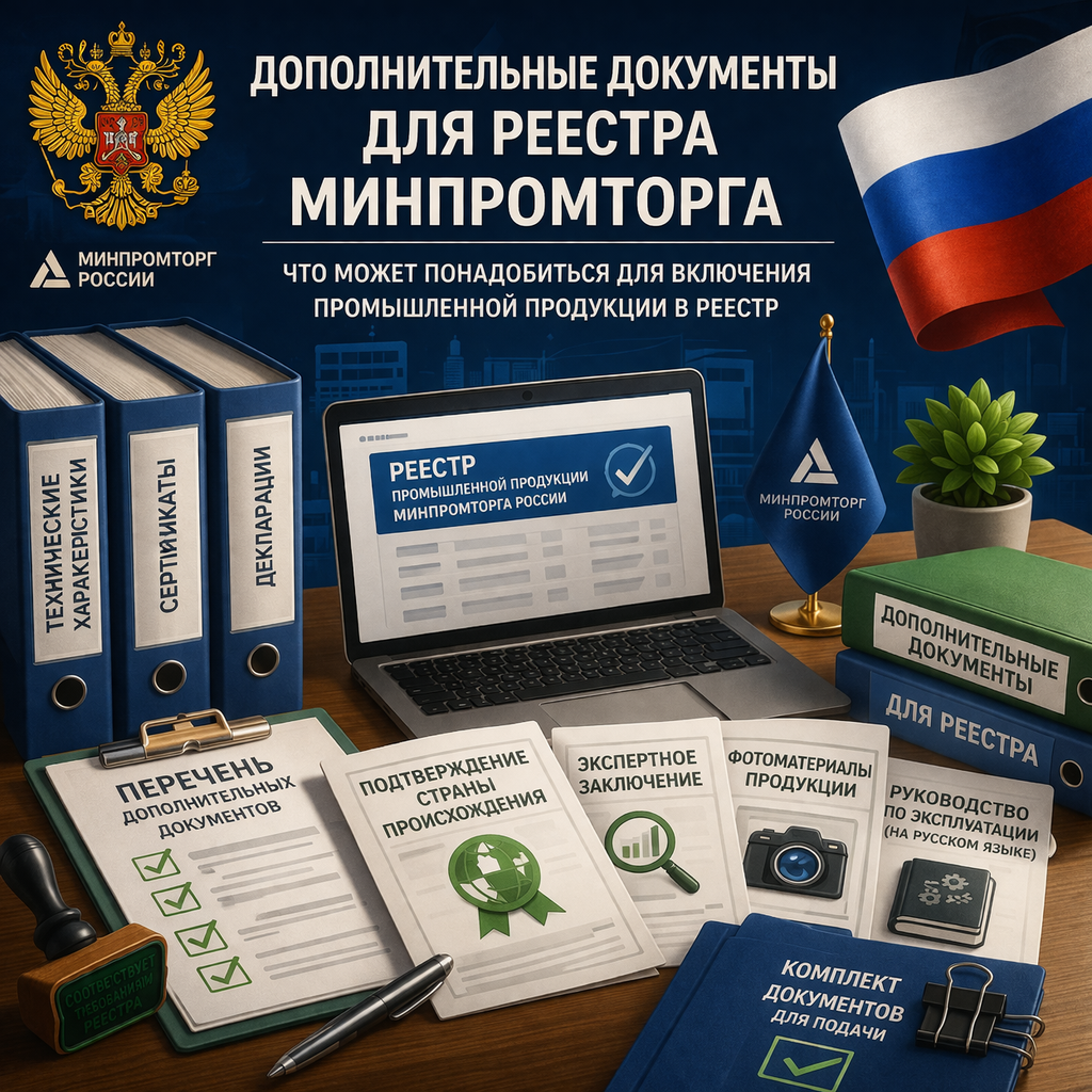Дополнительные документы для реестра Минпромторга