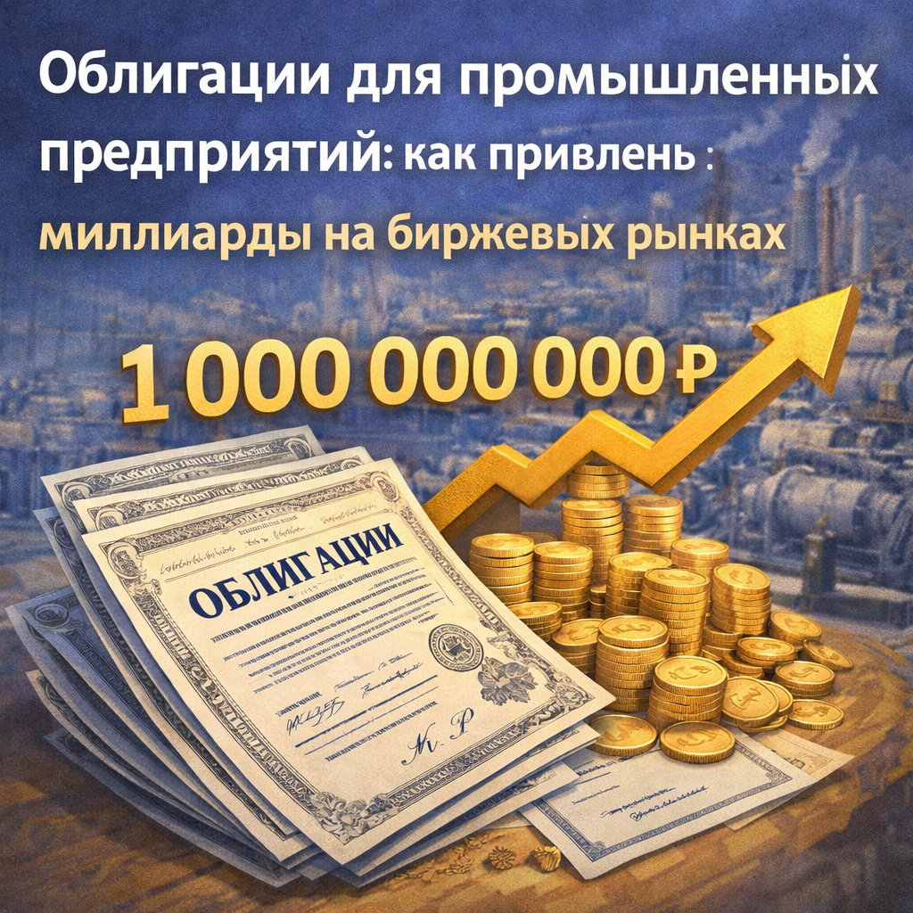 Облигации для промышленных предприятий: как привлечь миллиарды на биржевых рынках
