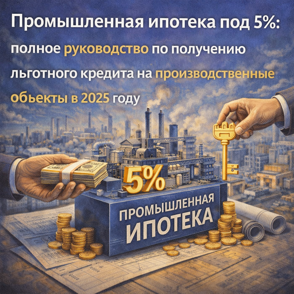 Промышленная ипотека 2026: реальные условия по постановлению №1570