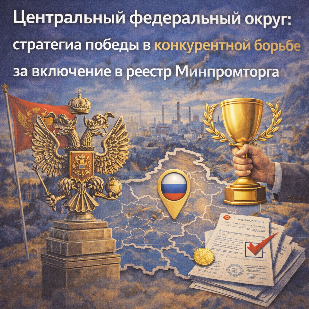 Реестр Минпромторга в ЦФО: стратегия включения в 2025 году