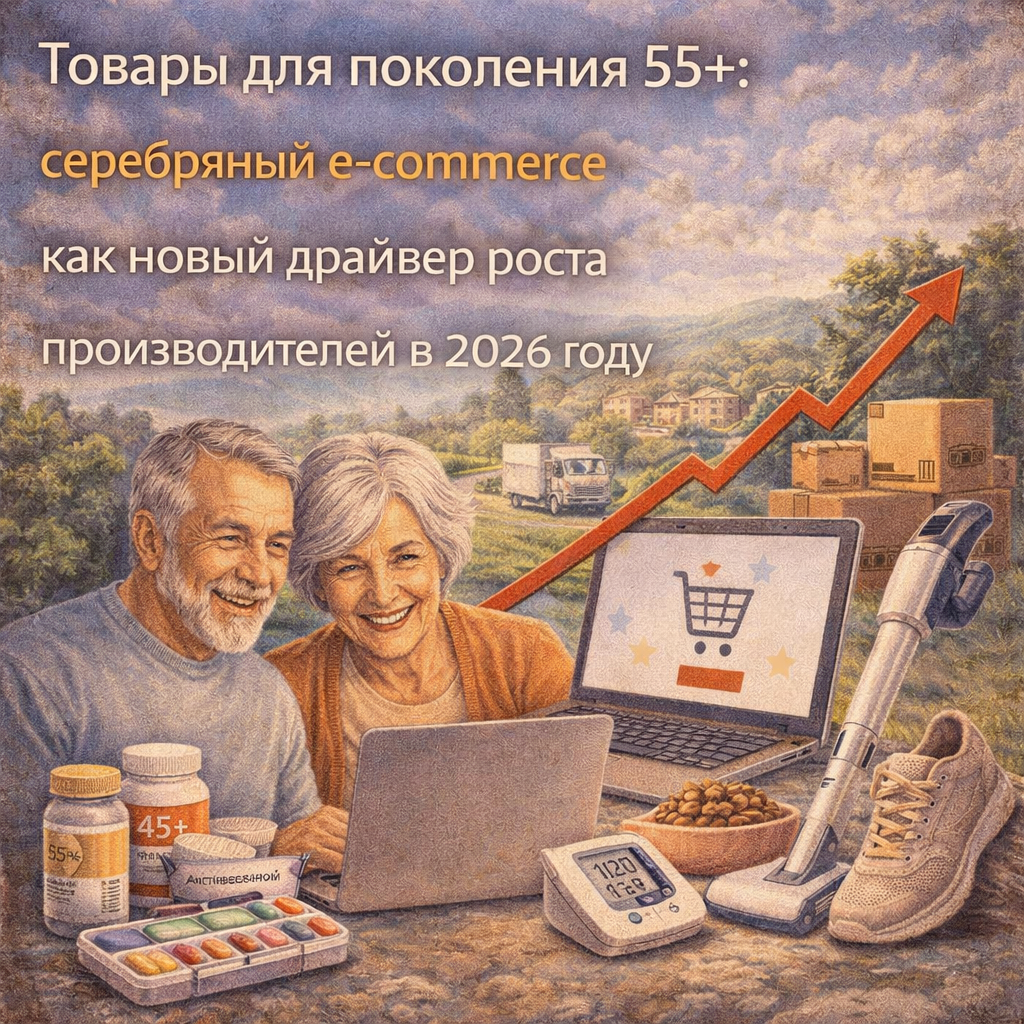 Товары для поколения 55+: серебряный e-commerce как новый драйвер роста производителей в 2026 году