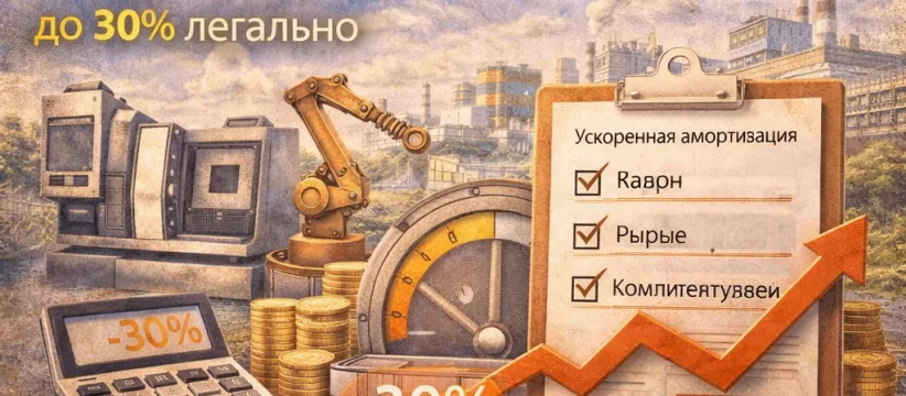 Ускоренная амортизация оборудования 2026: коэффициенты по ст. 259.3 НК РФ без ошибок