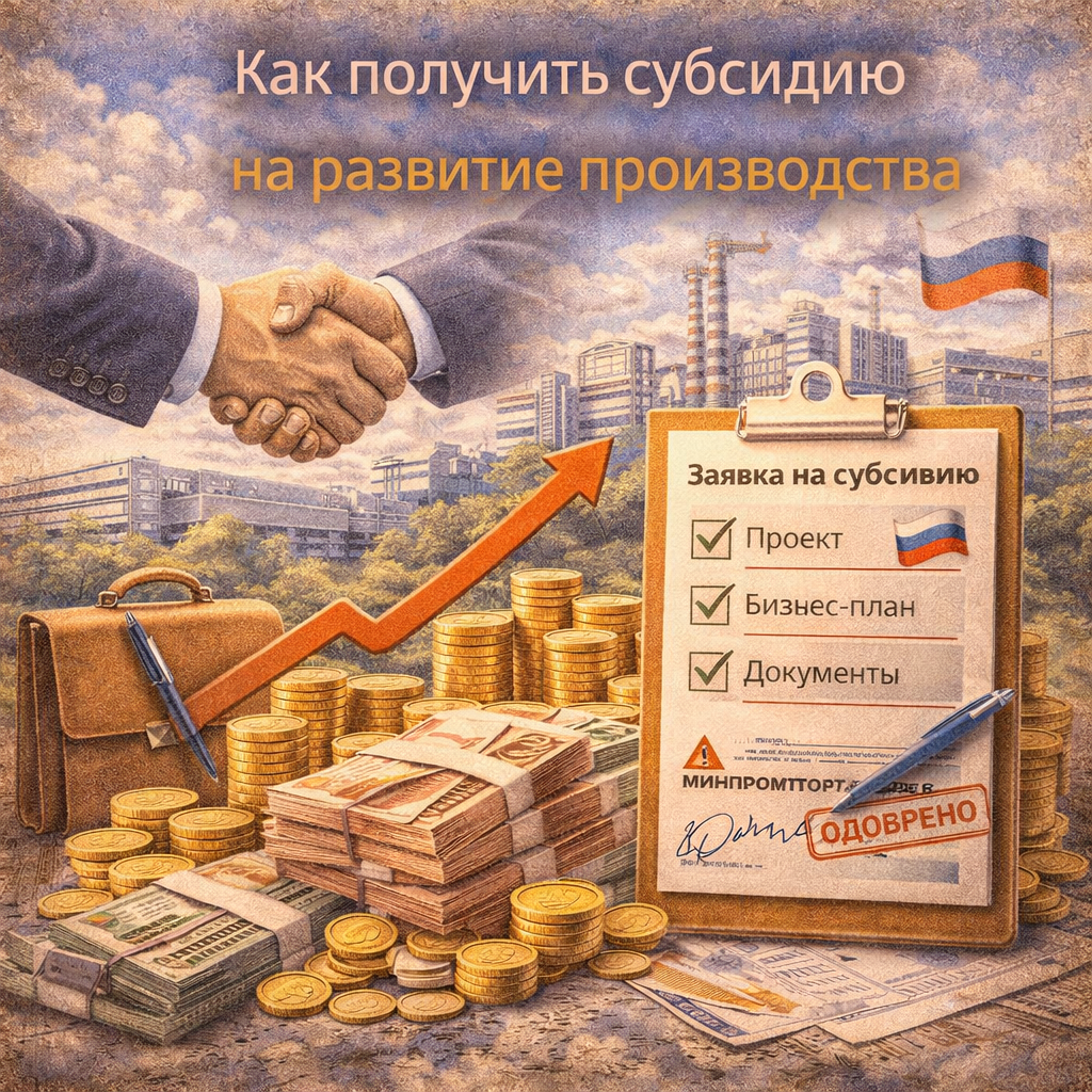 Как получить субсидию на развитие производства