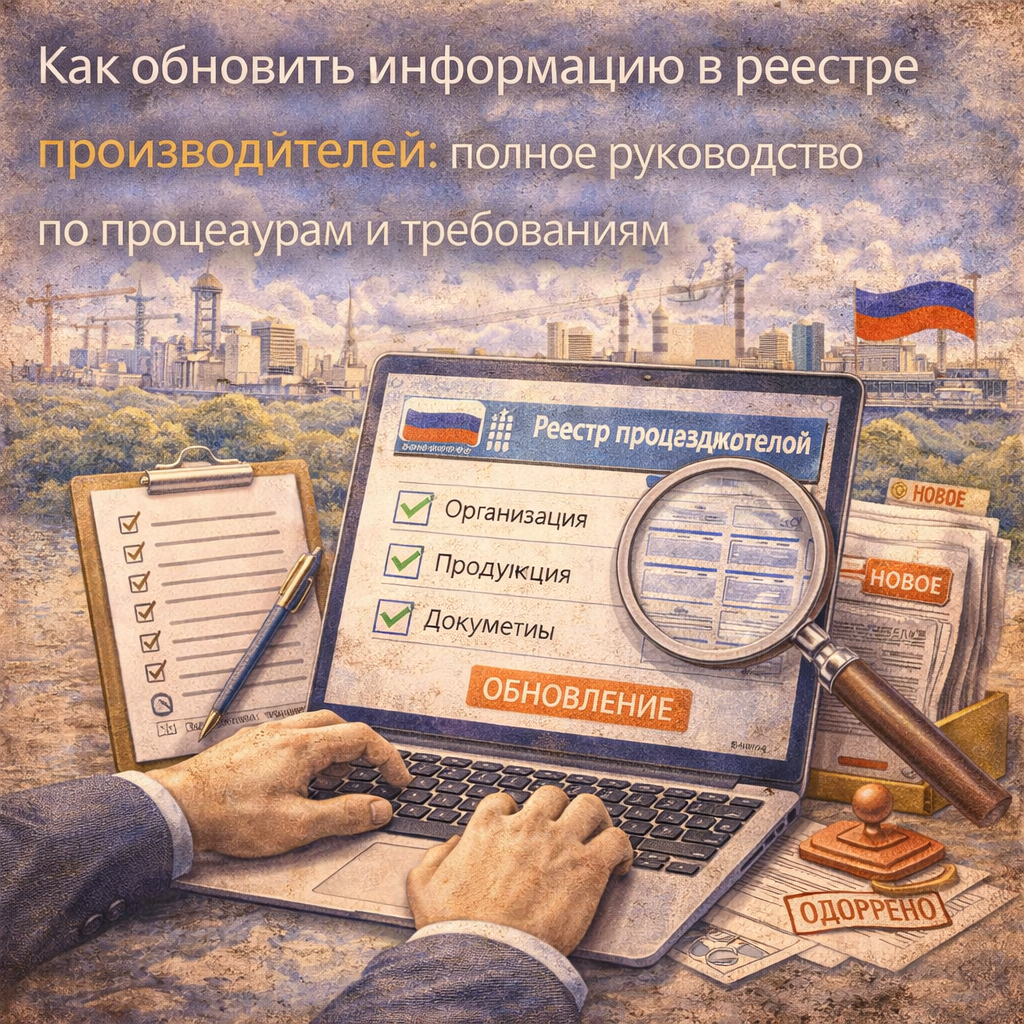Как обновить информацию в реестре производителей: полное руководство по процедурам и требованиям