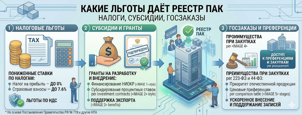 Какие льготы даёт реестр ПАК: Полный разбор налогов, субсидий и госзаказов в 2026 году