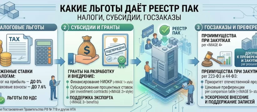 Какие льготы даёт реестр ПАК: Полный разбор налогов, субсидий и госзаказов в 2026 году