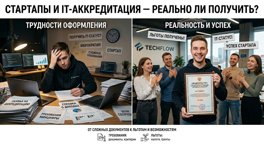 Стартапы и IT-аккредитация: Реально ли получить статус без выручки в 2026 году