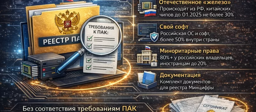 Требования к ПАК для включения в реестр: Главные критерии