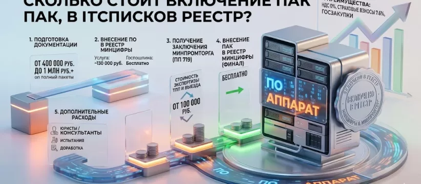 Сколько стоит включение ПАК в реестр: Прозрачный расчет затрат
