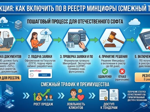 Как включить ПО в реестр Минцифры: Пошаговое руководство для разработчиков