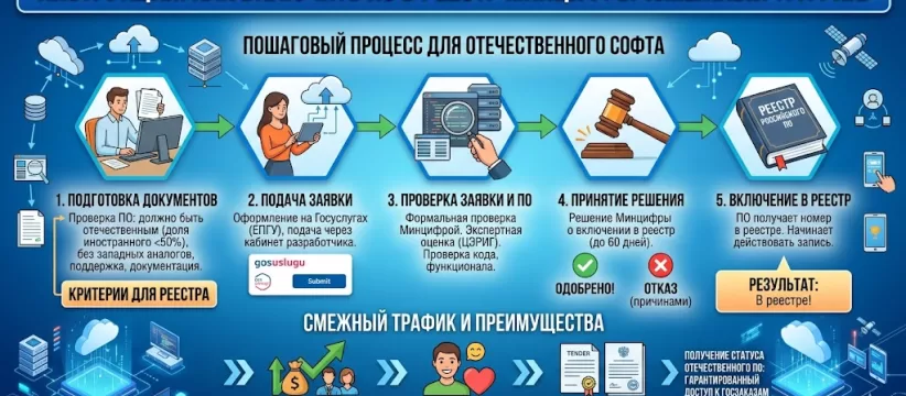 Как включить ПО в реестр Минцифры: Пошаговое руководство для разработчиков