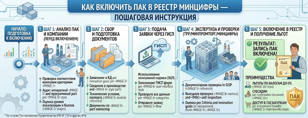 Как включить ПАК в реестр Минцифры: Самая полная пошаговая инструкция