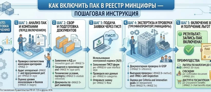 Как включить ПАК в реестр Минцифры: Самая полная пошаговая инструкция