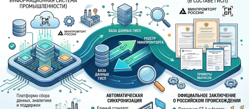 Связь ГИСП и реестра Минпромторга: как работает цифровая интеграция в 2026 году