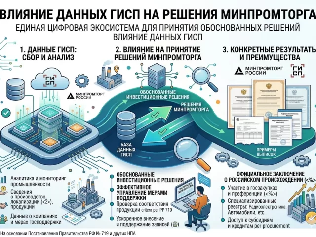 Влияние данных ГИСП: как цифровой след диктует решения Минпромторга в 2026 году